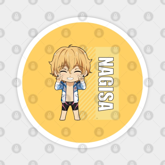 Free Chibi Nagisa Hazuki Magnet by DaphInteresting